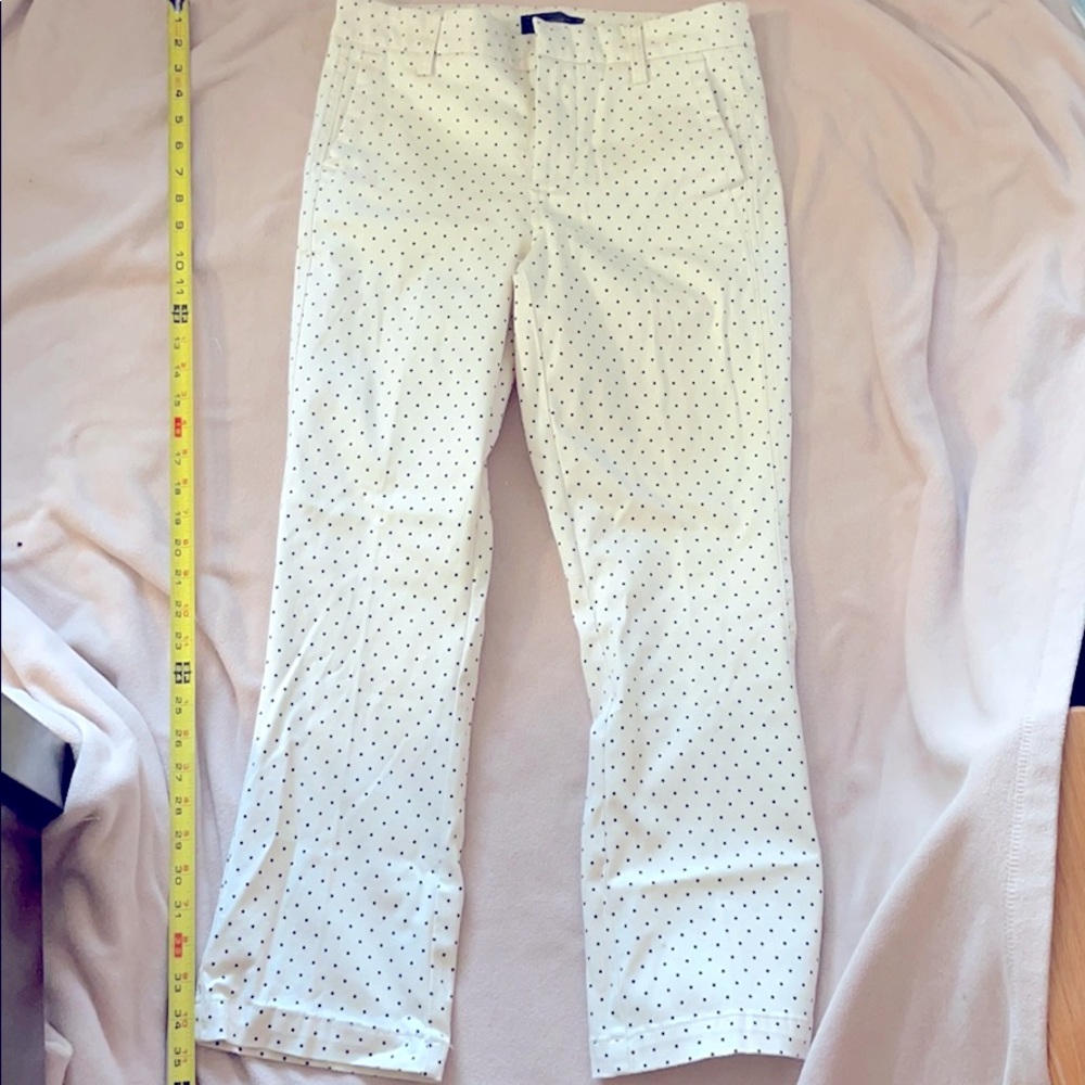 New with tags NWT J. Crew Polka Dot cream Jeans